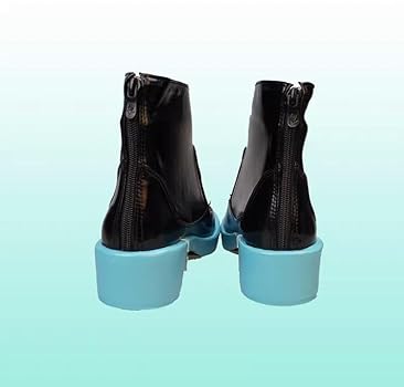 初音ミク レーシングミク cos靴 サイズ：24 材質：PU 初音ミク レーシングミク cos靴 サイズ：24 材質：PU